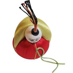 Fabric Figurine - Chinese Boy on Ball - 2"